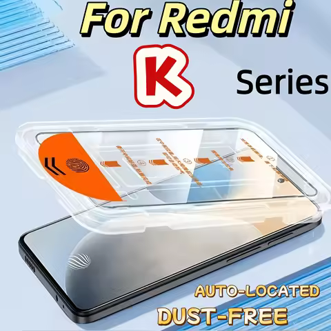 Tempered Glass Screen Protector for Redmi K70e K70 K60 K60e K50 K20 K30 Anti-Fingerprint 9H Hardness