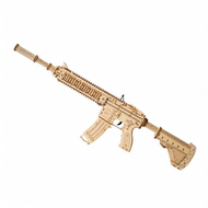 Ruifam | ของเล่นปริศนาตัวต่อแบบไม้ M416 จากเกม PUBG ประกอบเองได้