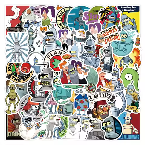 10/30/50/110PCS Futurama Aloa Mars! Comedy Comics Cartoon Sticker DIY Fridge Laptop Luggage Skateboa