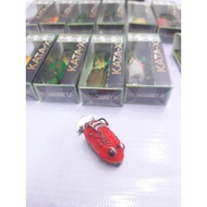 Soft frog Hinomiya Kata-X 2.5cm 3.0cm casting fishing bait cork toman