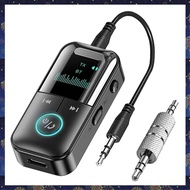 (RZDW) Bluetooth 5.4 Transmitter Receiver Wireless Aux Bluetooth Adapter for TV/Airplane/Car/HiFi/Sp