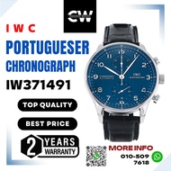【1WC】Portugueser Chronograph 41mm Automatic Blue Dial Men's Watch IW371491
