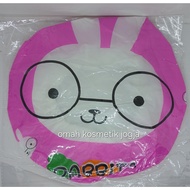 Cute waterproof character shower cap - character shower cap - hair shower cap - shower cap reusable