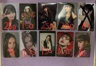Blackpink Lisa小卡 Jisoo 小卡 Rose小卡 Jennie 小卡