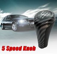 5 Speed Carbon Fiber Pattern Gear Shift Head Handle For 87-18 BMW M3 M4 M5 E90 E91 E92 335i