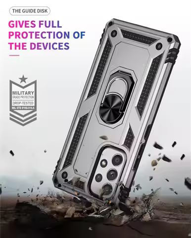 A33 A53 A73 5G Shockproof Case for Samsung Galaxy A13 A23 4G Armor Ring 360 Protect Back Cover for G
