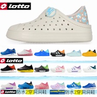 2 Pairs Plus Free Cleaning Bag NEW Children's Hole Shoes LOTTO Goodyear Happy 2-Wear Amphibious Wate