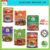 ADABI Kari Kambing / ADABI Kari Daging/ADABI Kari Ayam/ADABI Sup Kambing/Rendang Daging/Rendang Ayam Chicken Curry 280gm