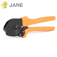 JANE Wire Strippers, Alloy Steel Yellow Crimping Pliers, Easy to Use Wiring Tools Cable