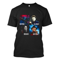 Savage Clasy Bougie Ratchet Horror Movie Characters S High Quality Printed Gildan T-Shirt