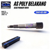CRUN As Poly /As Pulley /As Pully Shaft Drive Honda BEAT f1 Vario f1 Spacy f1 Soopy f1 23411-KZL-930