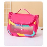 Gratis Ongkir - Tas Washbag Transparan Besar / Organizer Bag / Pouch WashBag / Tas Kosmetik