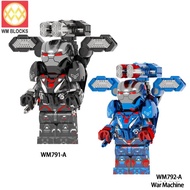 War Machine Building Iron Man Blocks Figures Superhero Toy Minifigures WM791-A WM792-A