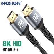 8K kabel HDMI untuk Xiaomi Box Xbox seri PS5 Monitor proyektor TV HDMI 2.1 UHD 8K 60Hz 4K 120Hz 48Gbps eARC Dolby Vision 5m 7m