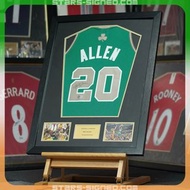 雷·阿倫 Ray Allen 波士頓塞爾特人隊 M&N Swingman 球衣裱框(背簽)