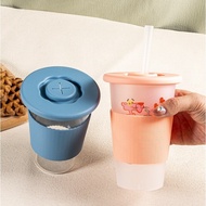 Heat Insulation Bottle Sleeves Silicone Cup Sleeve Non-slip Mug Sleeve Glass Bottle Cover For Mugs Ceramic Coffee Cups Wrap