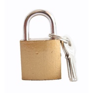 Yellow Iron Padlock