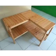 / corner table minimalist/ table L-shaped table minimalist corner table