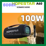 BDBRE Hopestar ลำโพง A60บลูทูธ Caixa De Som ซับวูฟเฟอร์แบบพกพาบลูทูธ IPX6กันน้ำ100W เสียงเบสพลังสูง Boomb สำหรับโฮมเทียเตอร์ NDNGF