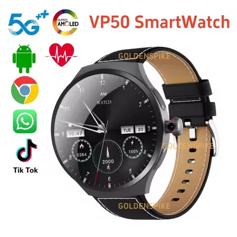TOP VP50 Smartwatch Rotary Camera GPS WIFI Sim Card NFC Compass Global Calling Health monitoring 1.7