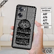 OPPO A57 Case -OPPO A76 -OPPO A77 -OPPO A77s _Cool, flexible, elastic, black silicone casing