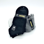 [EleSocks] Crew Cut Ankle Socks | 3 Pairs | Medium Size | 100% Cotton