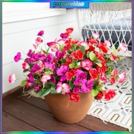 POP Artificial Hibiscus Flower With 7 Blooms Durable Plastic Materials Outdoor Artificial Flower Per
