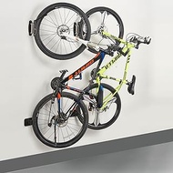 Wallmaster Swivel Double Bearing Design Bike Rack, Wall Mount Bicycles 2-Pack Storage System Vertical Bike Hook for Indoor/Outdoor