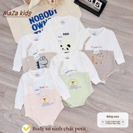 Maza long-sleeved Body chip in petit white and mixed colors for newborn babies 0-9m MZ.CHIPD342