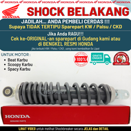 Shock Shockbreaker Belakang Beat Scoopy Spacy Karbu Original AHM Honda KVY