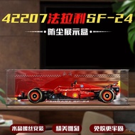 Suitable for Lego 42207 Ferrari F1 Racing Display Box Building Block Anti-dust Storage Box Screw Ins
