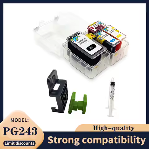 Vilaxh Smart Ink Cartridge Kit For Canon PG 243 CL 244 For Canon Pixma TS3300 Printer