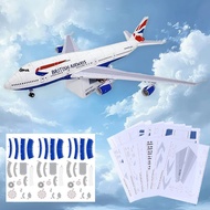 YUEYINGO 1:144 Boeing 747 máy bay dân dụng hàng không máy bay DIY 3D thẻ giấy Mô Hình Bộ