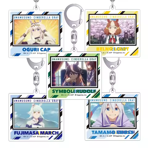 Uma Musume Pretty Derby Oguri Cap Belno Light Fujimasa March Tamamo Cross Symboli Rudolf Acrylic Key