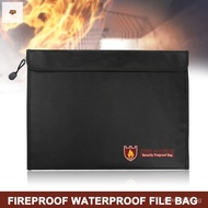 Fireproof Document Bag Waterproof Fire Resistant Pouch for Files Money Documents