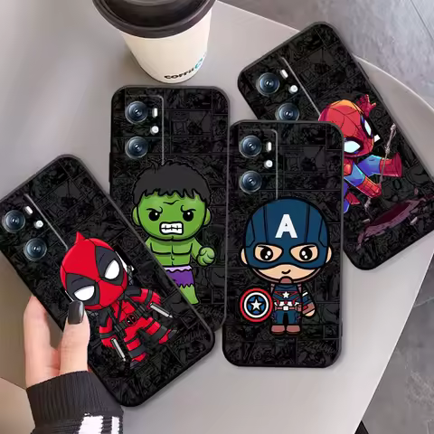 SpiderMan Marvel Avengers For OPPO Find X6 X5 X3 A54S A5 A94 A16 A53S A57 A74 A72 A98 A78 A96 A9 5G
