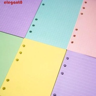 ELEGANT Paper Refill Purple A5 A6 Weekly School Supplies Agenda Binder Inside Page