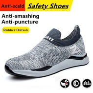 Safety Shoes Anti-smashing and Anti-puncture  Safety Boots&amp; Work Shoes Safety Shoes for Men and Women