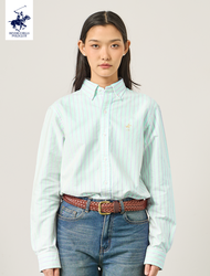 BEVERLY HILLS POLO CLUB  เสื้อเชิ้ตลายริ้วแขนยาว รุ่น BH3V002