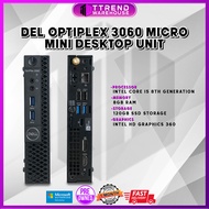 Dell Optiplex 3060 Micro Mini Desktop Unit | Intel Core i5-8th Gen, 8GB RAM, 120GB SSD |  We also have cheapest laptop, gaming laptop, macbook, affordable computer , lenovo , acer , hp laptop , i3 , i5 , i7 PRELOVED | TTREND WAREHOUSE