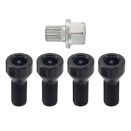 M14 x 1.25 Car Wheel Locking Bolts Wheel Hub Nut Anti-Theft Screw with Key Car Anti-Theft Screw for 