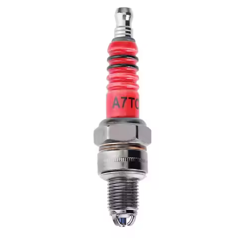 High Performance 3-Electrode ignition Motorcycle Spark Plug A7TC for GY6 50cc-150cc ATV Scooter Offr