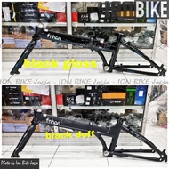 FRAME SEPEDA LIPAT 20 FNHON BLAST DISCBRAKE BLACK - FRAME SELI DISC BRAKE CAKRAM ALLOY RINGAN NOT IZ