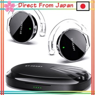 [Direct from Japan]Wireless earbuds, hook design, Bluetooth 5.4, open-type, foldable, 52h playtime, 