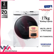 Samsung 17kg Inverter Front Load Washing Machine (WF17T6000GW) (Washer/Mesin Basuh) WF17T6000GW/FQ 洗衣机
