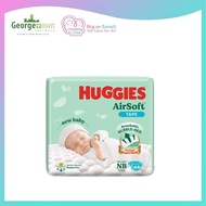 HUGGIES AIR SOFT DIAPERS NB 68S