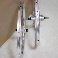 SILVEROCK Alloy Wheels 16 1 3/8 349 Rim Brake External 3 Speed for Bro mpton 3sixty Folding Bike C