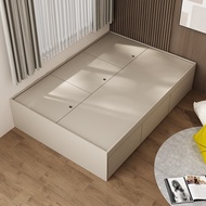 Tatami Bed Frame No Headboard Bed Simplicity Platform Bed Large-Sized Apartment Tatami Bed