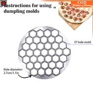 37 Holes Ravioli Maker Mold Pelmeni Mold Aluminum Dumpling Mold Press Ravioli Making Mould