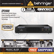 Behringer Europower EP2000 2-channel Power Amplifier (EP-2000 / EP 2000)